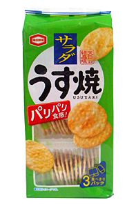 4位　亀田　サラダうす焼　85g　×12個