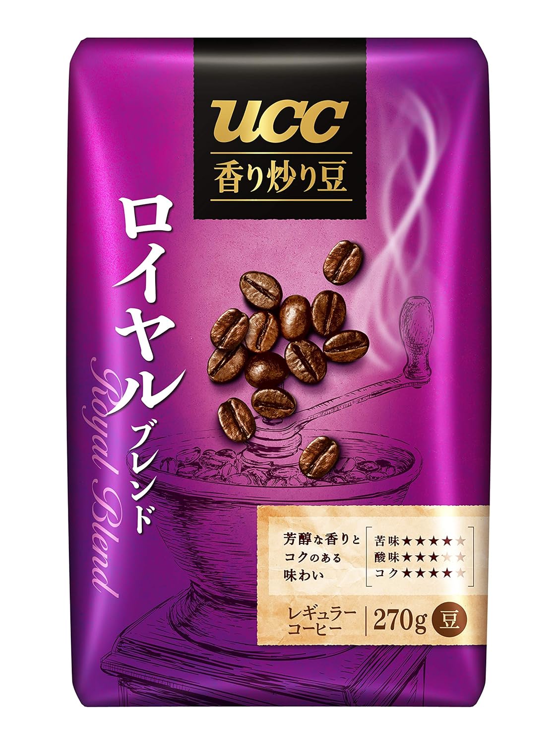 7位：UCC 香り炒り豆 ロイヤルブレンド 