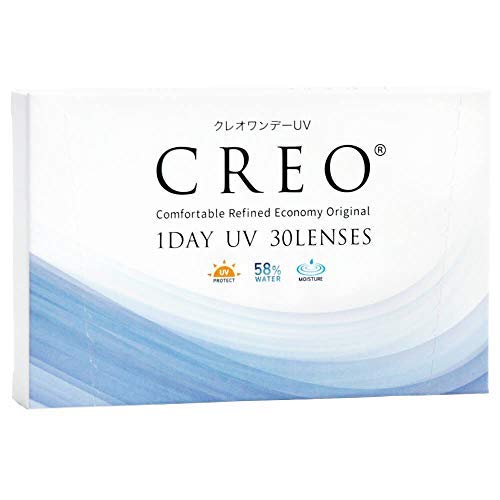 18位：クレオワンデーUVモイスト 30枚 1箱 （1日使い捨て コンタクトレンズ ）【BC】8.7 【PRW】-3.00