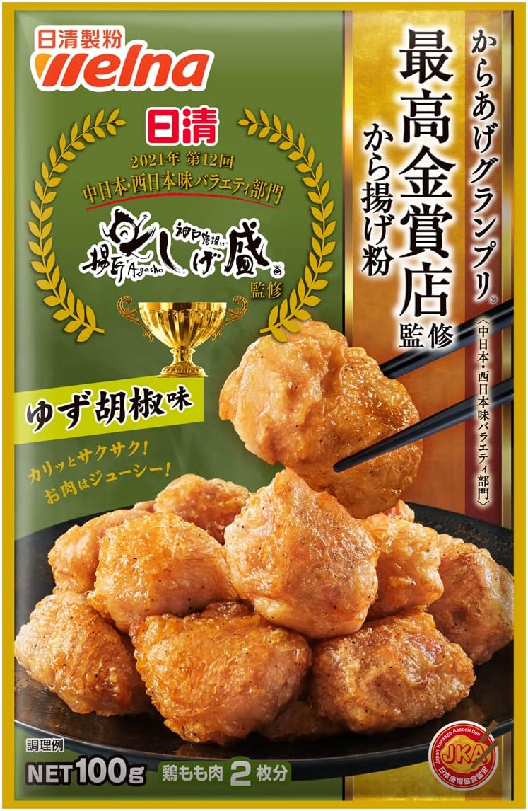 4位　日清からあげグランプリ ゆず胡椒風味 100g×5袋