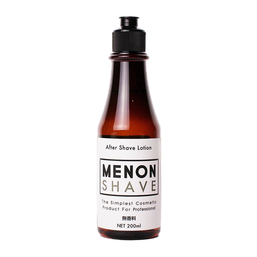 4位：MENON アフターシェーブローション 200ml 【 青ヒゲ対策 濃いひげ 青ひげに 】 (髭 顔 vio すね毛 全身 男性用) 抑毛効果の期待できる植物エキス配合 メノン