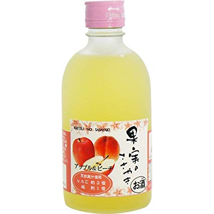 12位　麻原酒造 果実のささやき アップル&ピーチ [ リキュール 300ml ] 