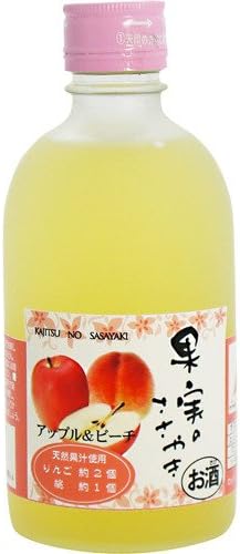 12位　麻原酒造 果実のささやき アップル＆ピーチ [ リキュール 300ml ]