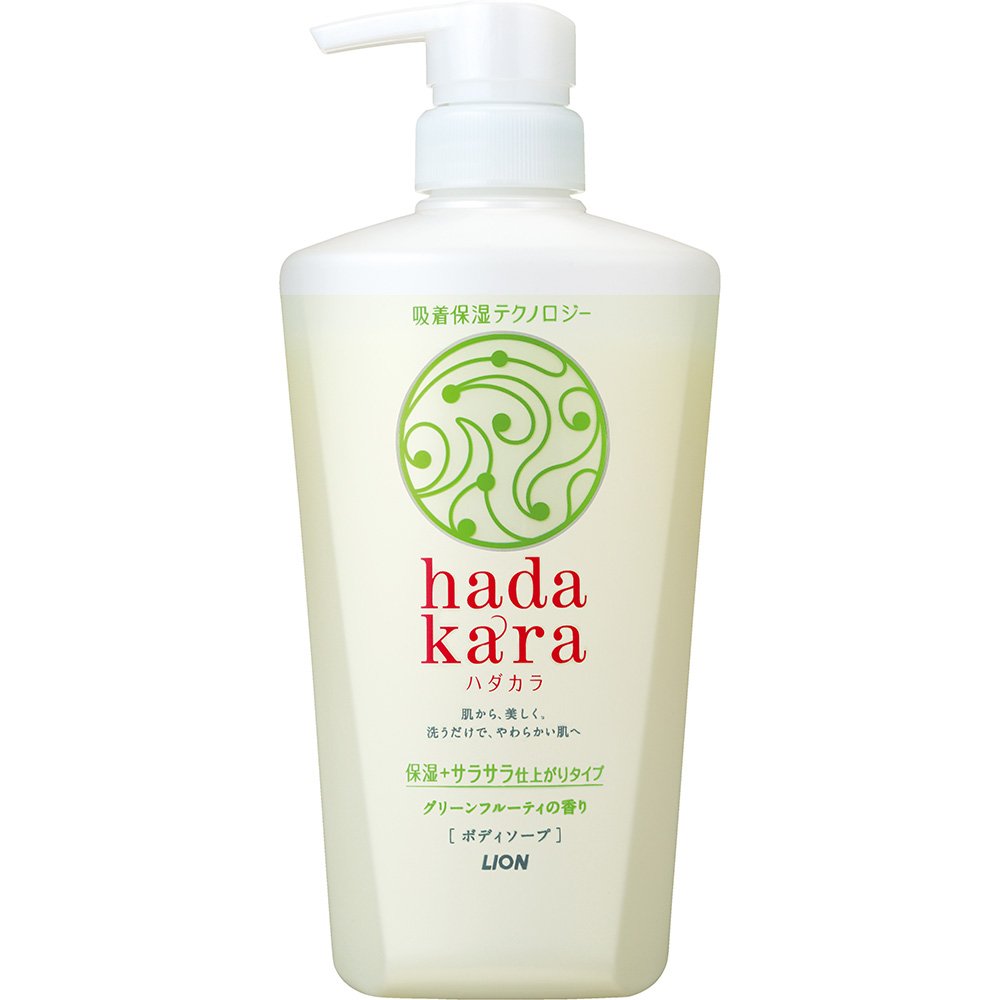 9位：hadakara(ハダカラ) ボディソープ 保湿+サラサラ仕上がりタイプ グリーンフルーティの香り 本体 480ml