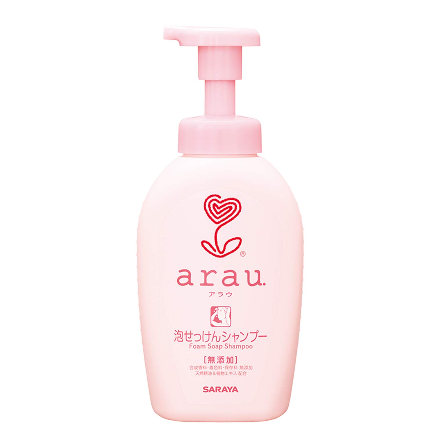 5位：arau. アラウ 泡せっけんシャンプー 本体 500ml