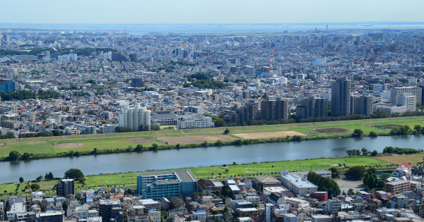 主な地域　大森・蒲田・田園調布・多摩川