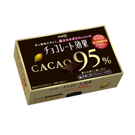 15位　明治チョコレート効果 カカオ95％BOX 60g×5箱　高カカオチョコレート　