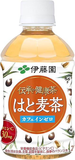 2位：伊藤園 伝承の健康茶 はと麦茶 280ml×24本