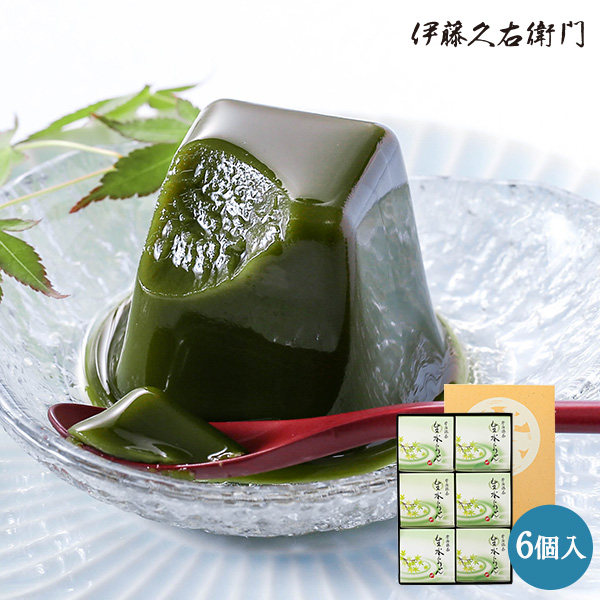 12位　【2019年新作】宇治抹茶生水ようかん 6個 箱入り 