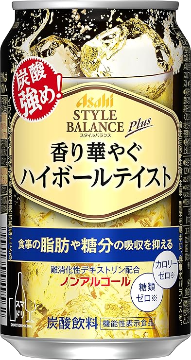 6位　アサヒビール スタイルバランスプラス 香り華やぐハイボールテイスト 350ml×24本