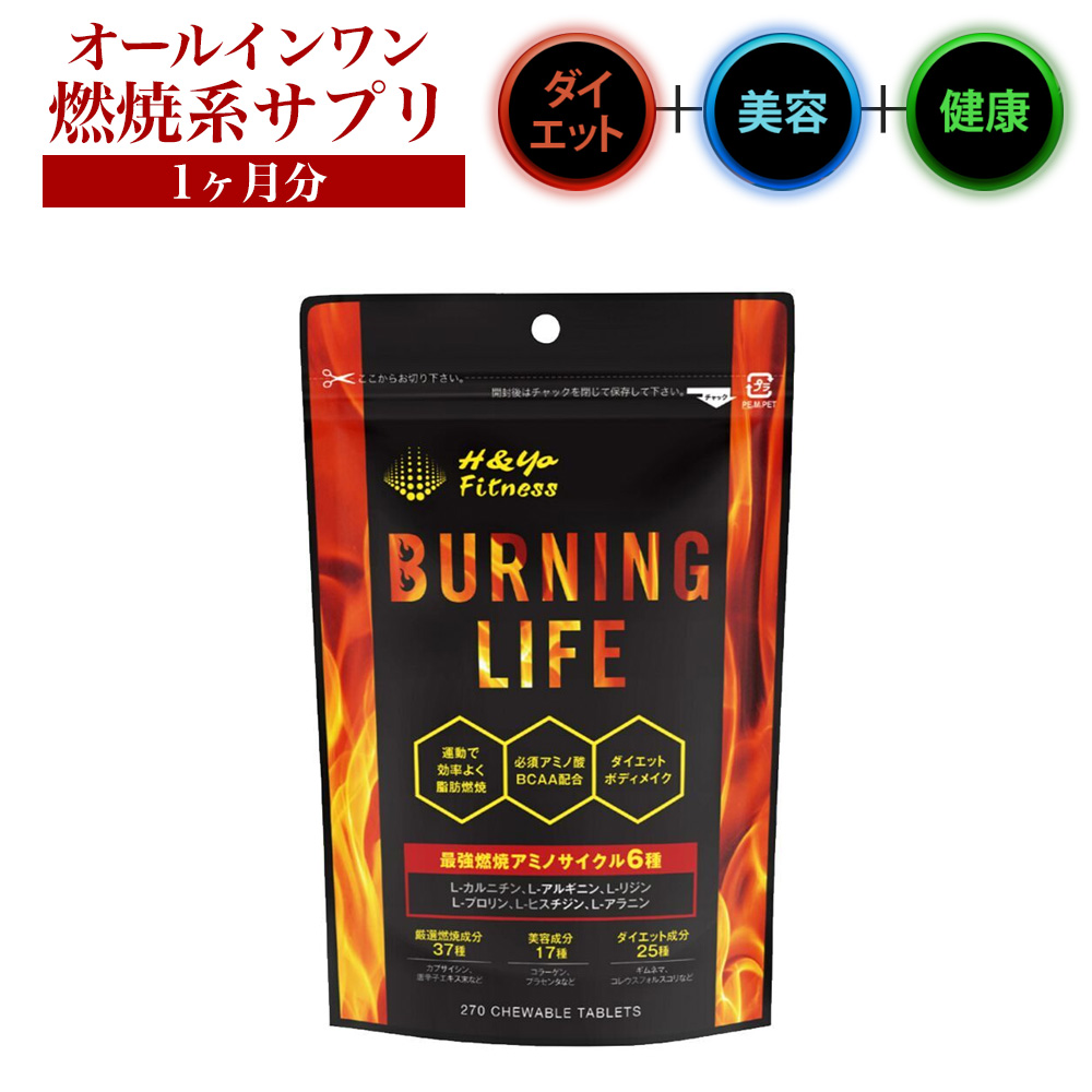 8位　BURNIG LIFE 270粒 