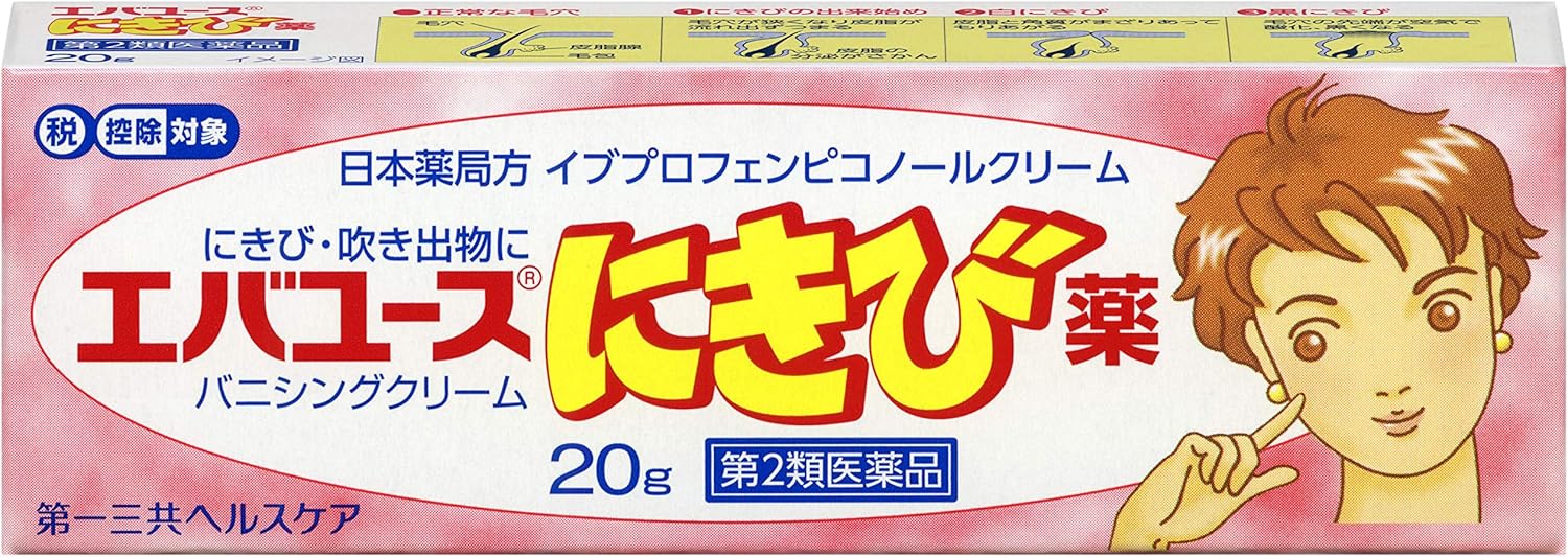 11位：第一三共ヘルスケア 【第2類医薬品】エバユースにきび薬