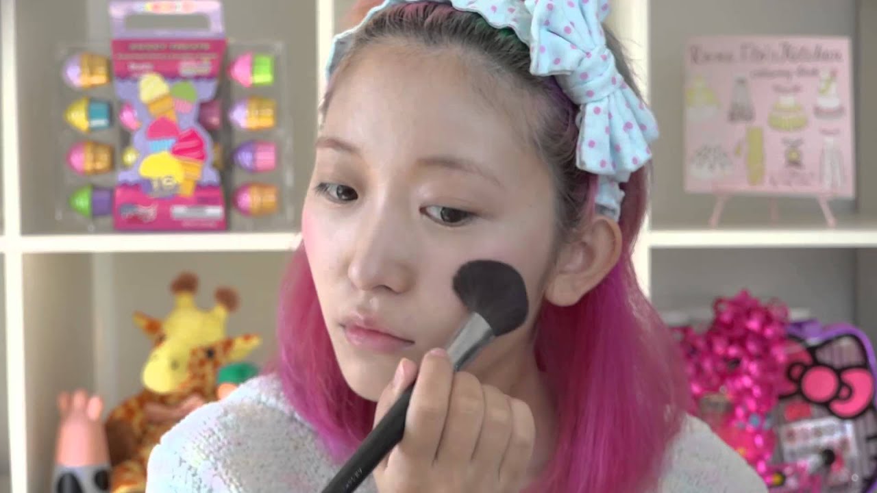 メイクで変身！すっぴんからフルメイクまで全て公開☆My Everyday Makeup Japanese 2014 - YouTube