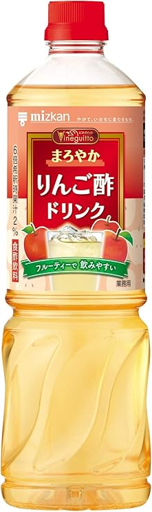 7位　ミツカン ビネグイットまろやかりんご酢ドリンク(6倍濃縮タイプ) 1000ml ×2本