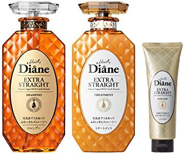9位　モイスト ダイアン パーフェクト ビューティ― エクストラストレート シャンプー&トリートメント ヘアマスク付き セット 450ml×2+50g 