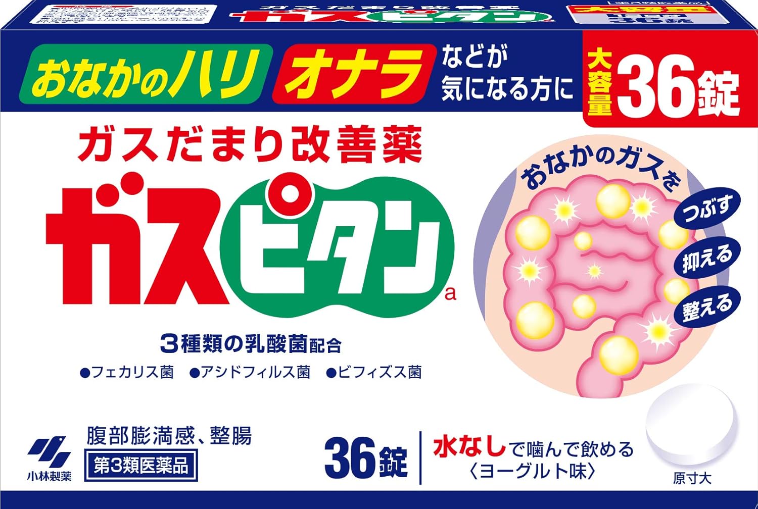 13位：小林製薬 【第3類医薬品】ガスピタンa 36錠