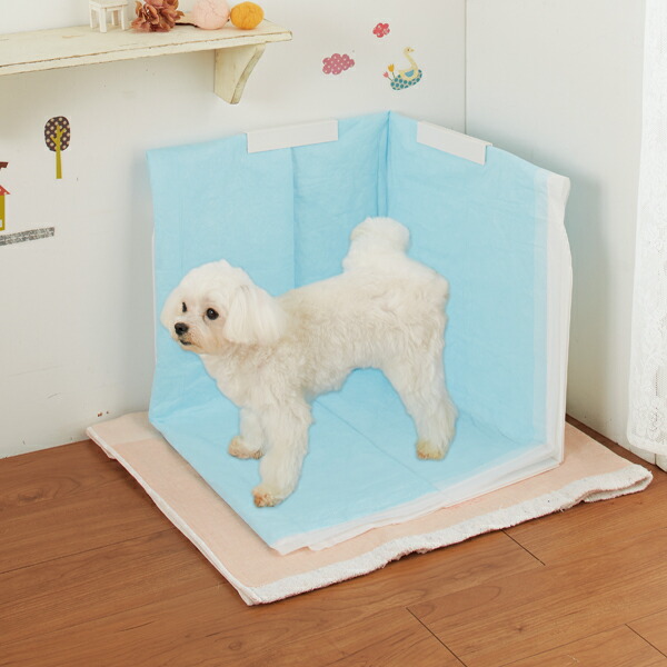 3位　やわらかプラダンおしっこガード トイレトレー 国産 囲い 足上げ ペピイオリジナル