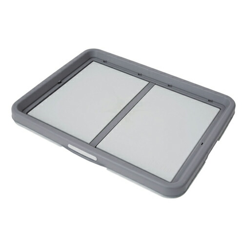 6位　ペティオ　片手でらくらく　ドッグトレー　グレー　ワイド　