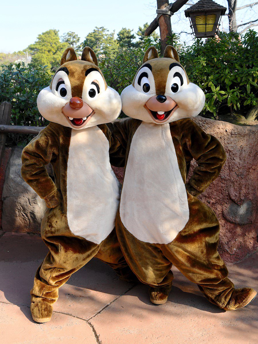 かわいいシマリスのキャラクター