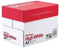 10位：TANOSEE コピー用紙 A4 High White 白色度95% 紙厚0.092mm 5000枚(500×10)