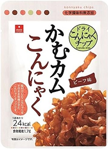 6位：アスザックフーズ かむカムこんにゃく ビーフ味/24kcal