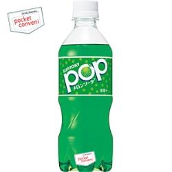 28位　サントリー POPメロンソーダ 430mlペットボトル 24本入