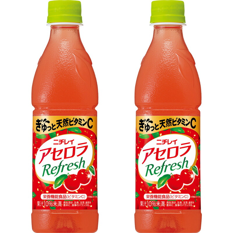 24位　ニチレイ アセロラリフレッシュ 430ml 48本 (2ケース)