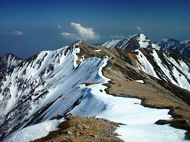 58位：東天井岳　標高2,814m