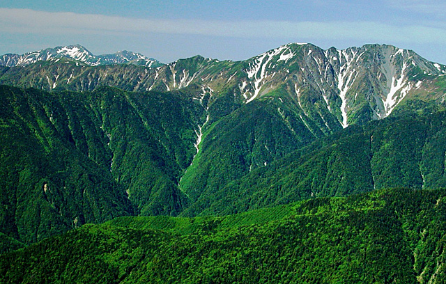 35位：広河内岳　標高は2,895m