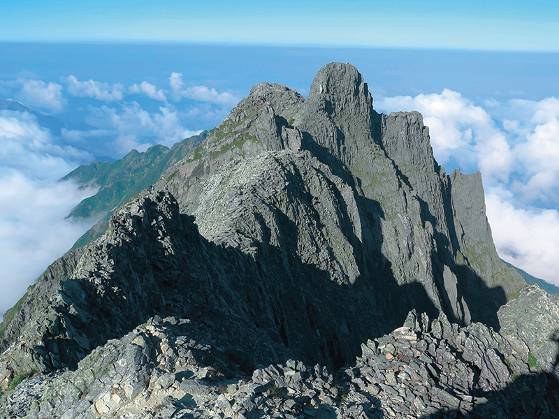 3位：穂高岳　標高3,190m