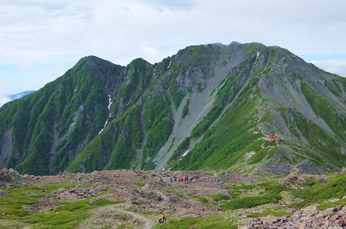 15位：農鳥岳　標高3,025.9 m