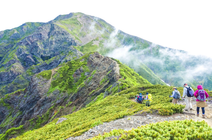 21位：聖岳　標高3,013m