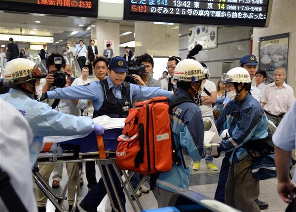 全新幹線でも初めての列車火災事故