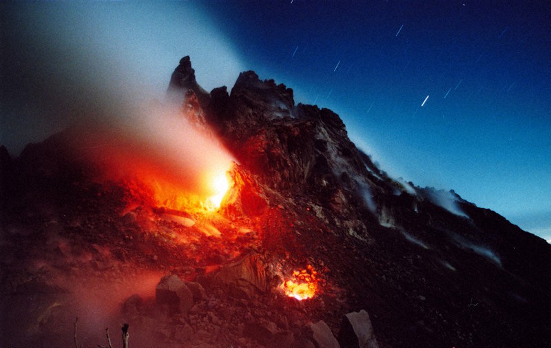 多くの被災者を出している危険な火山