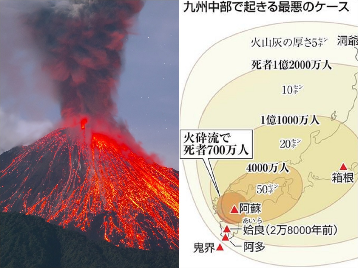 鬼界カルデラ噴火の再来が懸念