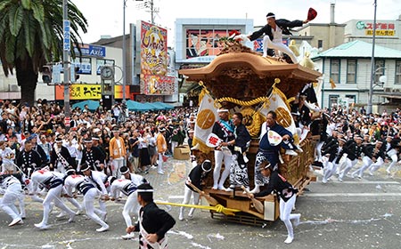 7位：岸和田だんじり祭（大阪府）