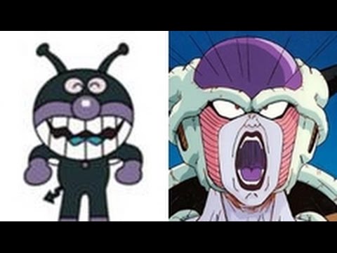 8位：ばいきんまん（それいけ！アンパンマン）＆フリーザ（ドラゴンボール）