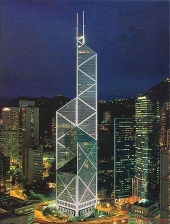 92位：中国銀行タワー　367m