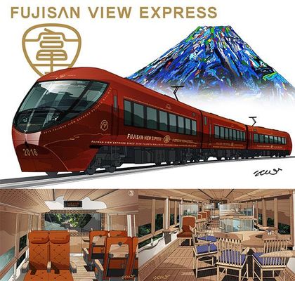 富士山に一番近い鉄道から雄大な富士を望める特別な列車