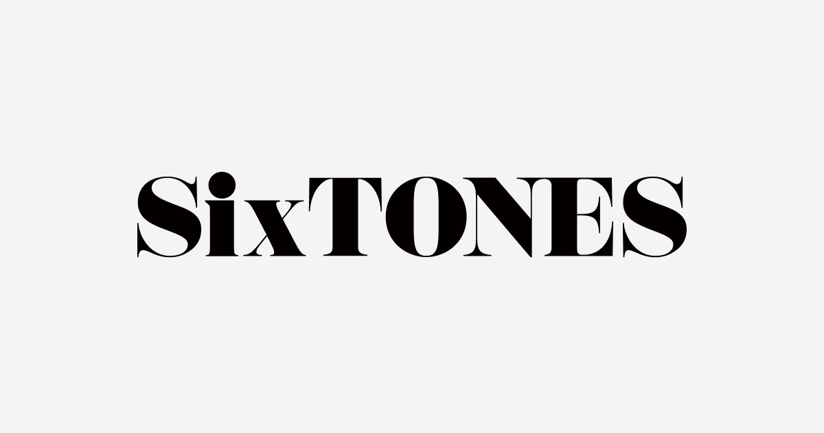 SixTONES(ストーンズ) Official web site