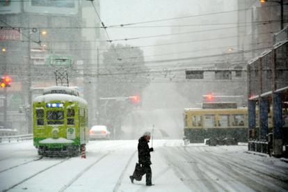 降雪量：4cm	