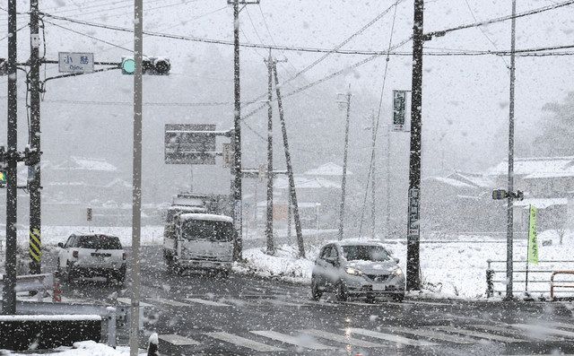 降雪量：6cm	