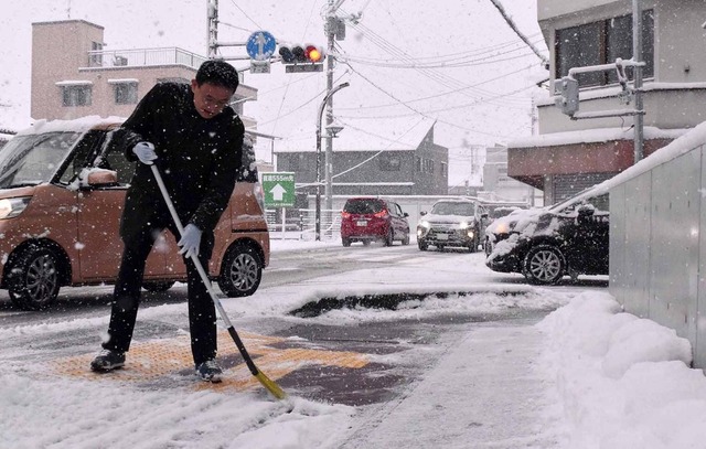 降雪量：8cm	