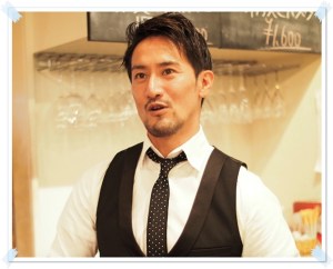 イタリア料理店「decollo」のオーナー