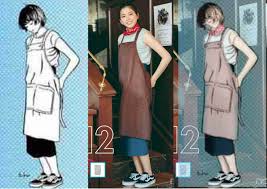 19位:エプロンの女性